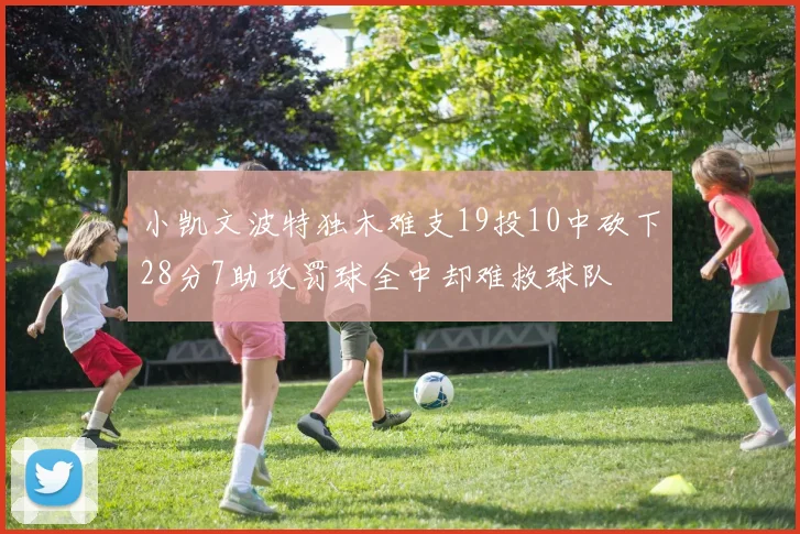 小凯文波特独木难支19投10中砍下28分7助攻罚球全中却难救球队